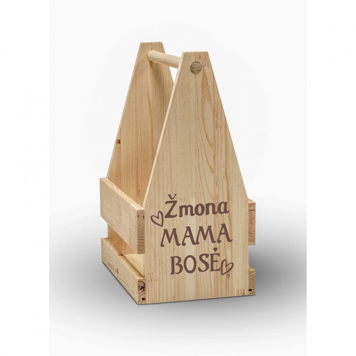 Alaus butelių dėžė „Žmona, mama,bosė" Alaus butelių dėžė „Žmona, mama,bosė"