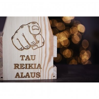 Alaus butelių dėžė "Tau reikia alaus" 1