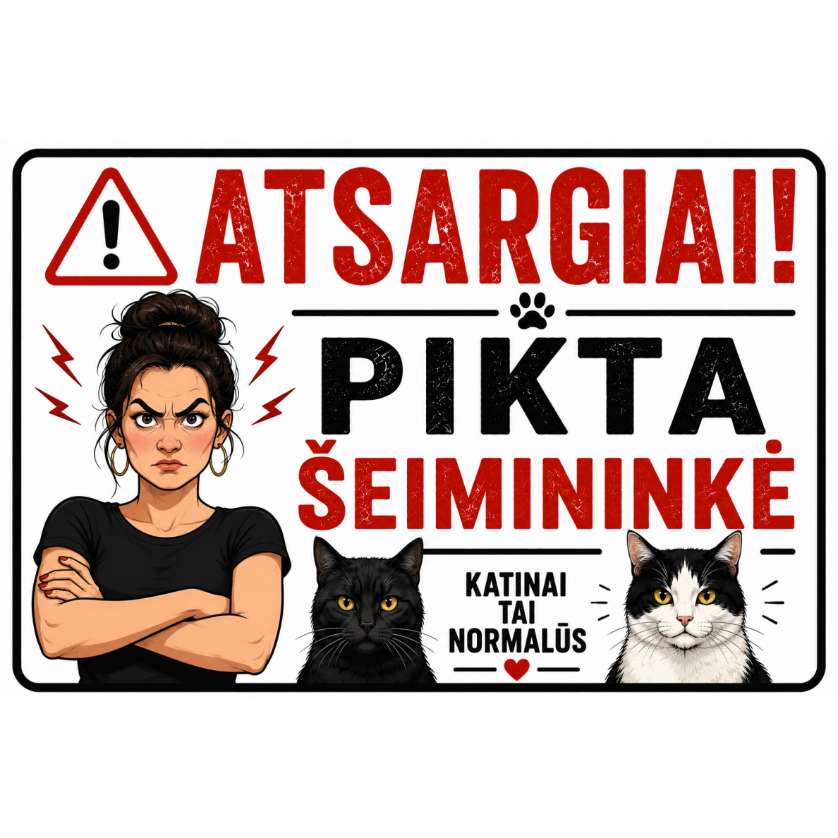 Atsargiai pikta šeimininkė