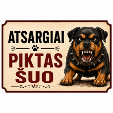 Atsargiai piktas šuo