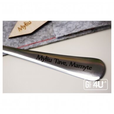 Graviruotas šaukštelis "Myliu tave, Mamyte" 1
