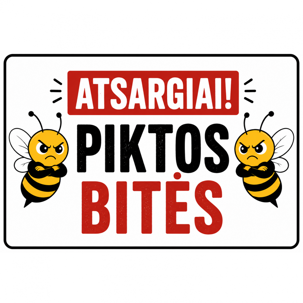 Piktos bitės