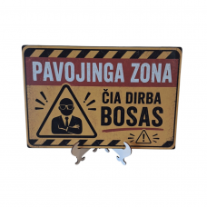 Lentelė Pavojinga zona Bosas