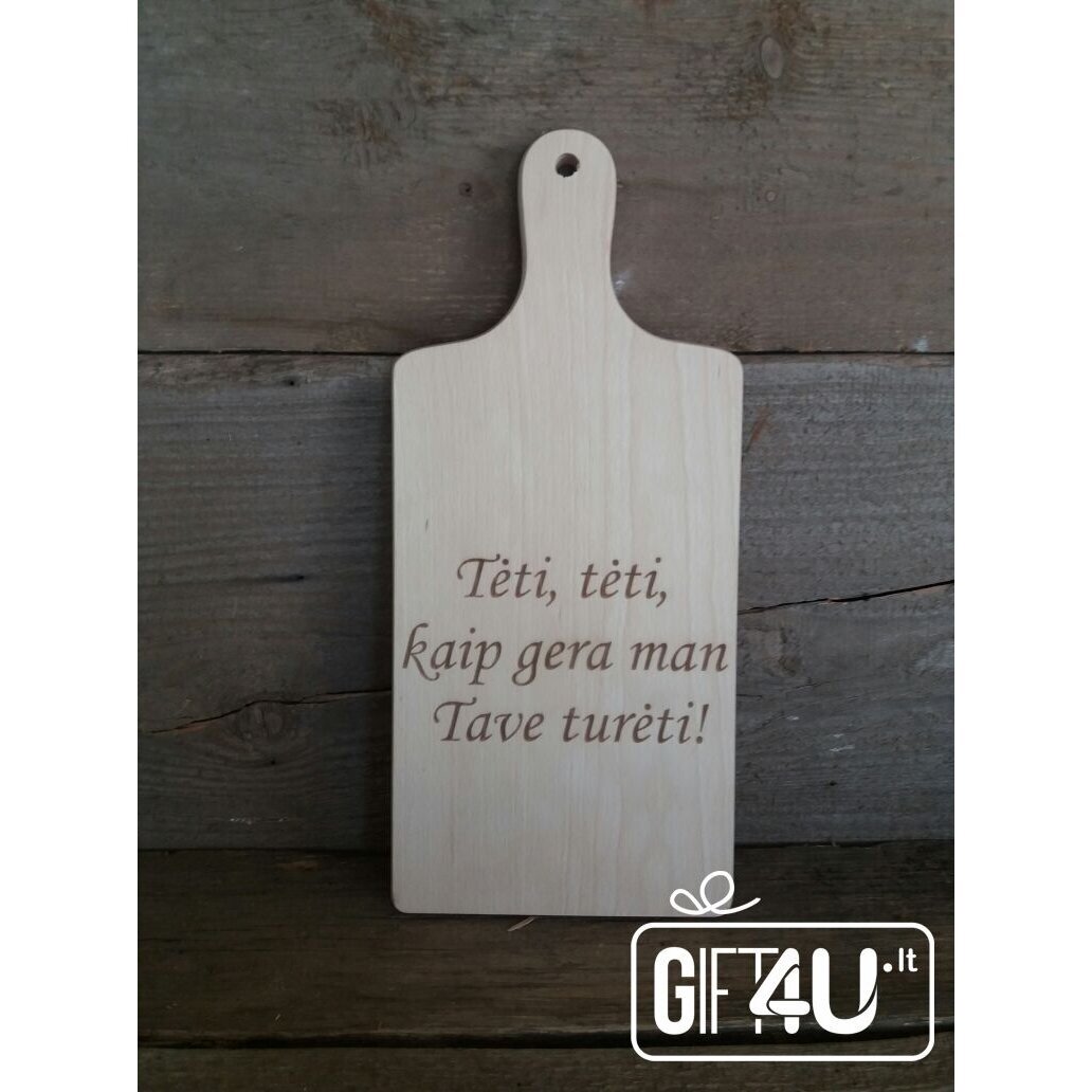Pjaustymo lentelė "Tėčiui"