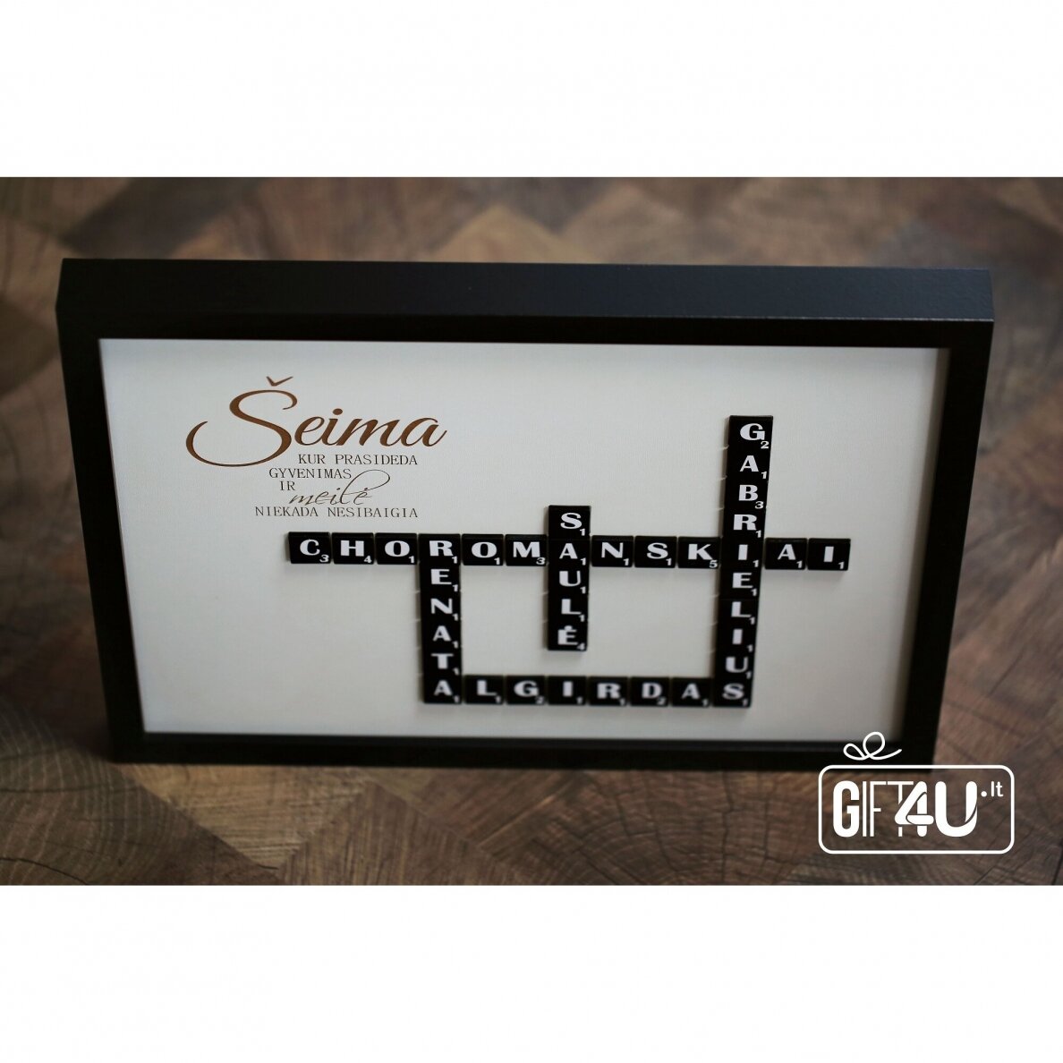 Rėmelis "Šeimos kryžiažodis" 3