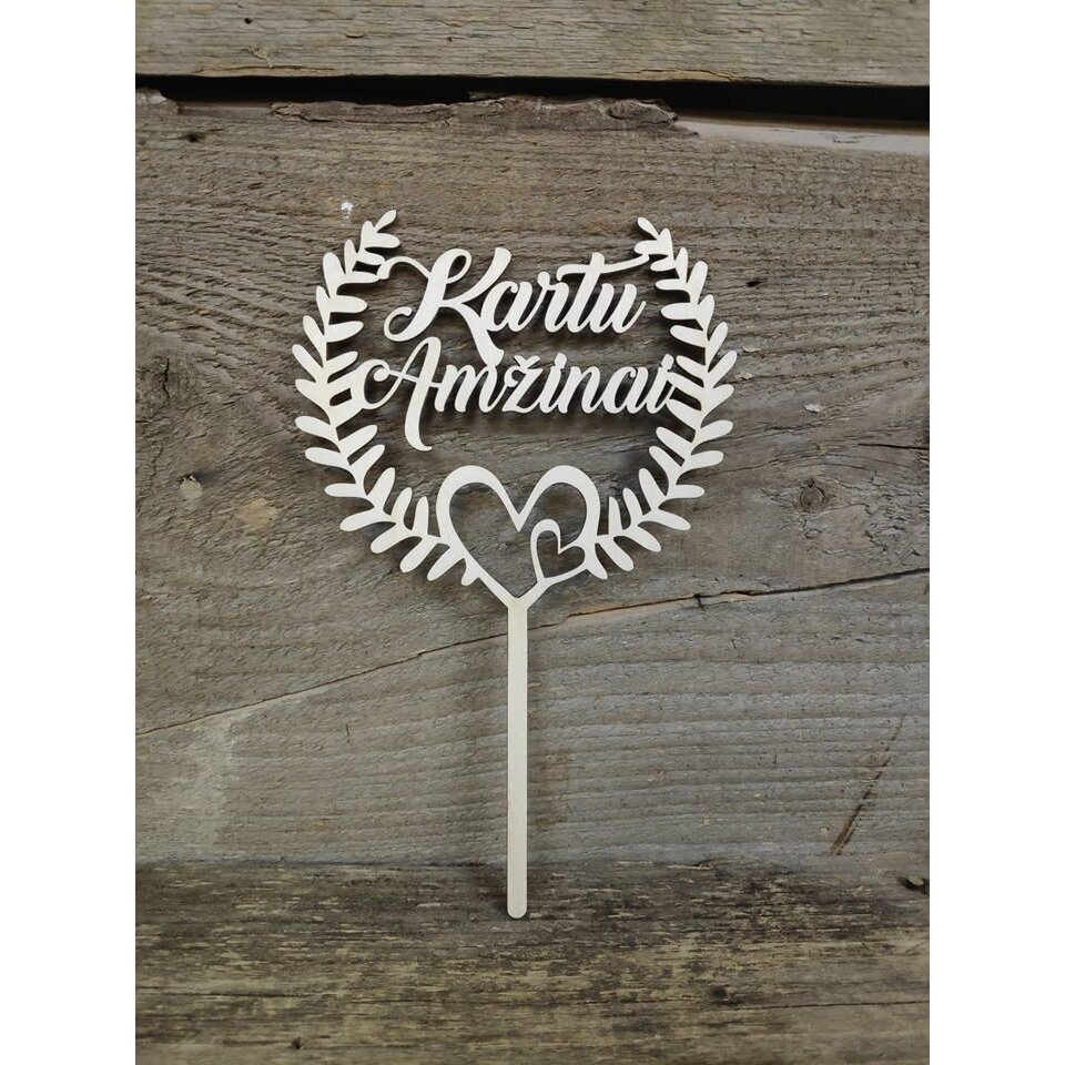 Torto smeigtukas "Kartu amžinai"