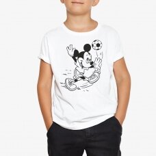 Vaikiški marškinėliai spalvinimui "Mickey Mouse"