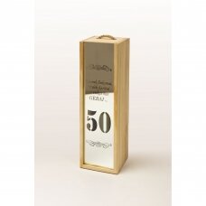 Vyno dėžė „50", veidrodiniu dangteliu